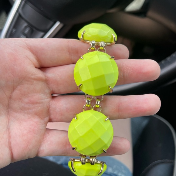 Rare Neon Yellow Kendra Scott Cassie Bracelet - Picture 4 of 4
